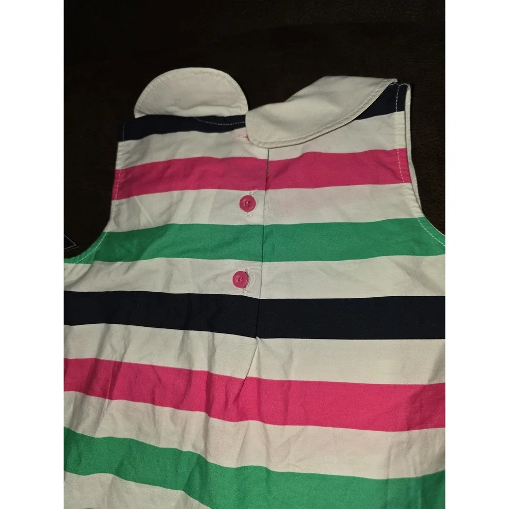 Gymboree playful poppies striped‎ dress size 5t nwt
